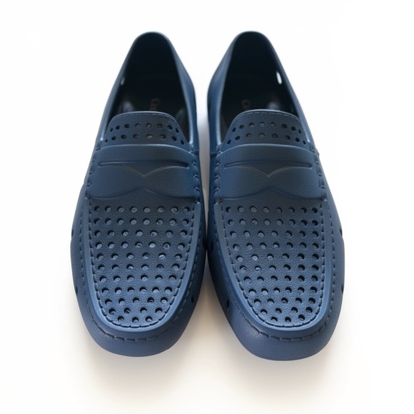 Club Room Other - Men's Blue Waterproof Slip On Rubber Loafers Shoes